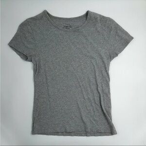 J. Crew studio tee shirt heather gray